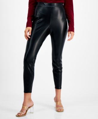 Macy's leather pants best sale