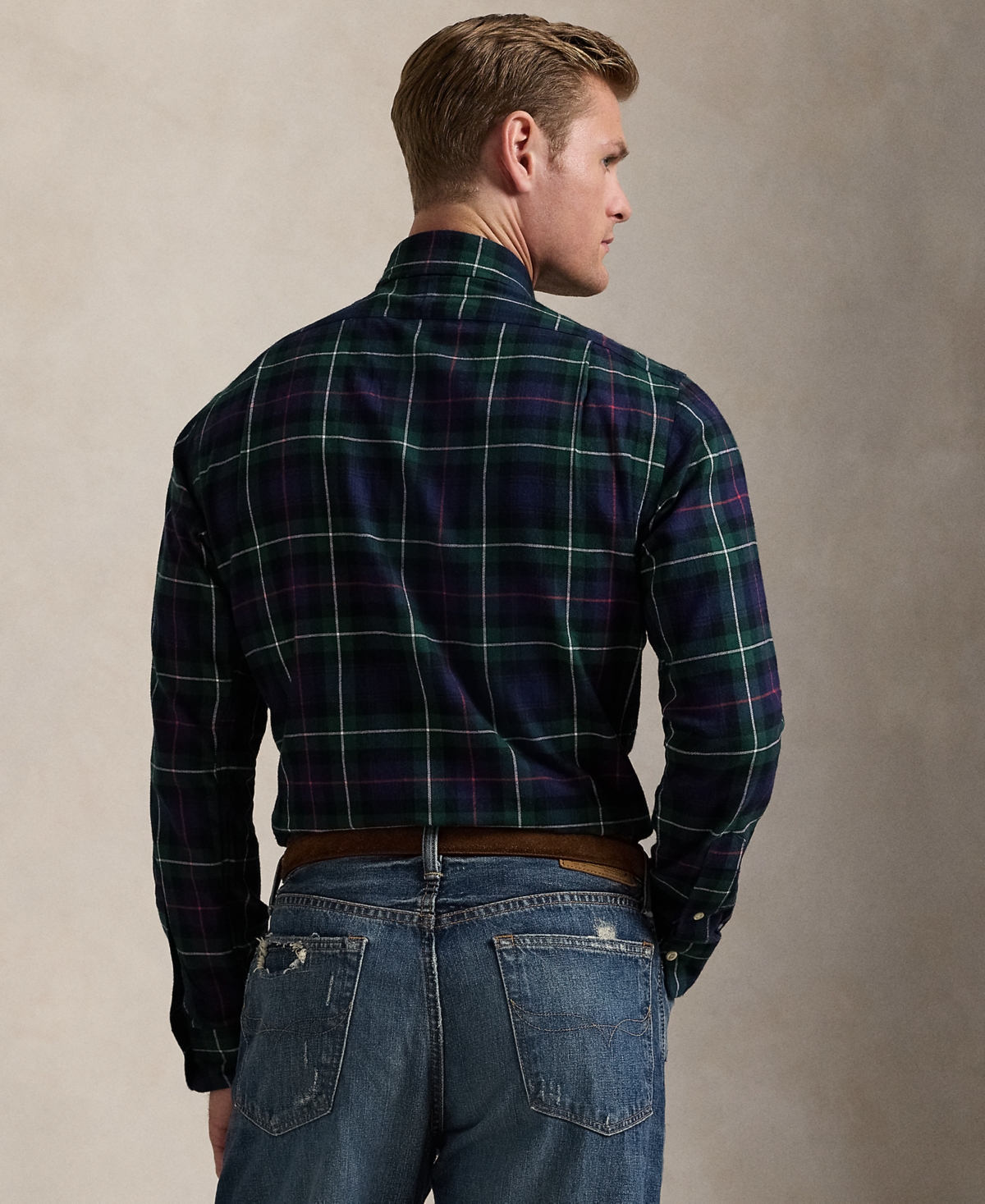 Polo Ralph Lauren Men's Classic-Fit Plaid Twill Shirt