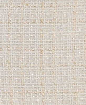 Juniors' Puff-Sleeve Ruffle Hem A-Line Tweed Dress