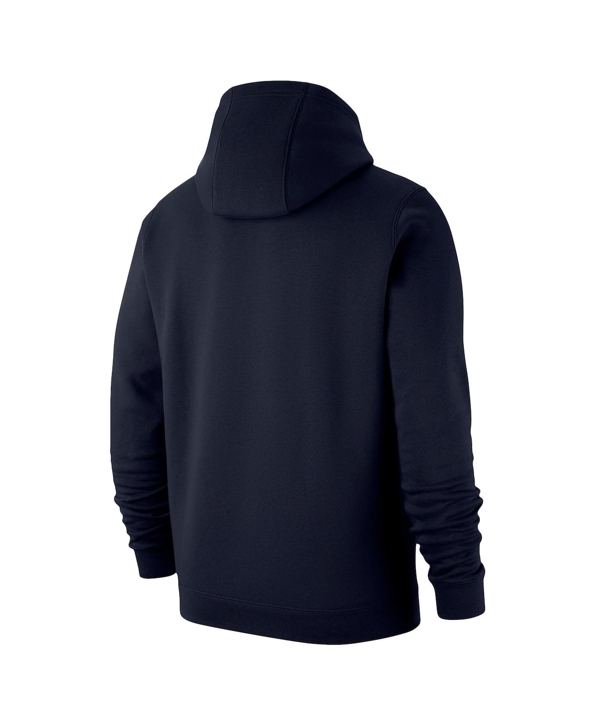Nike Men's Virginia Cavaliers Vintage Arch Block Wordmark Club Fleece Pullover Hoodie