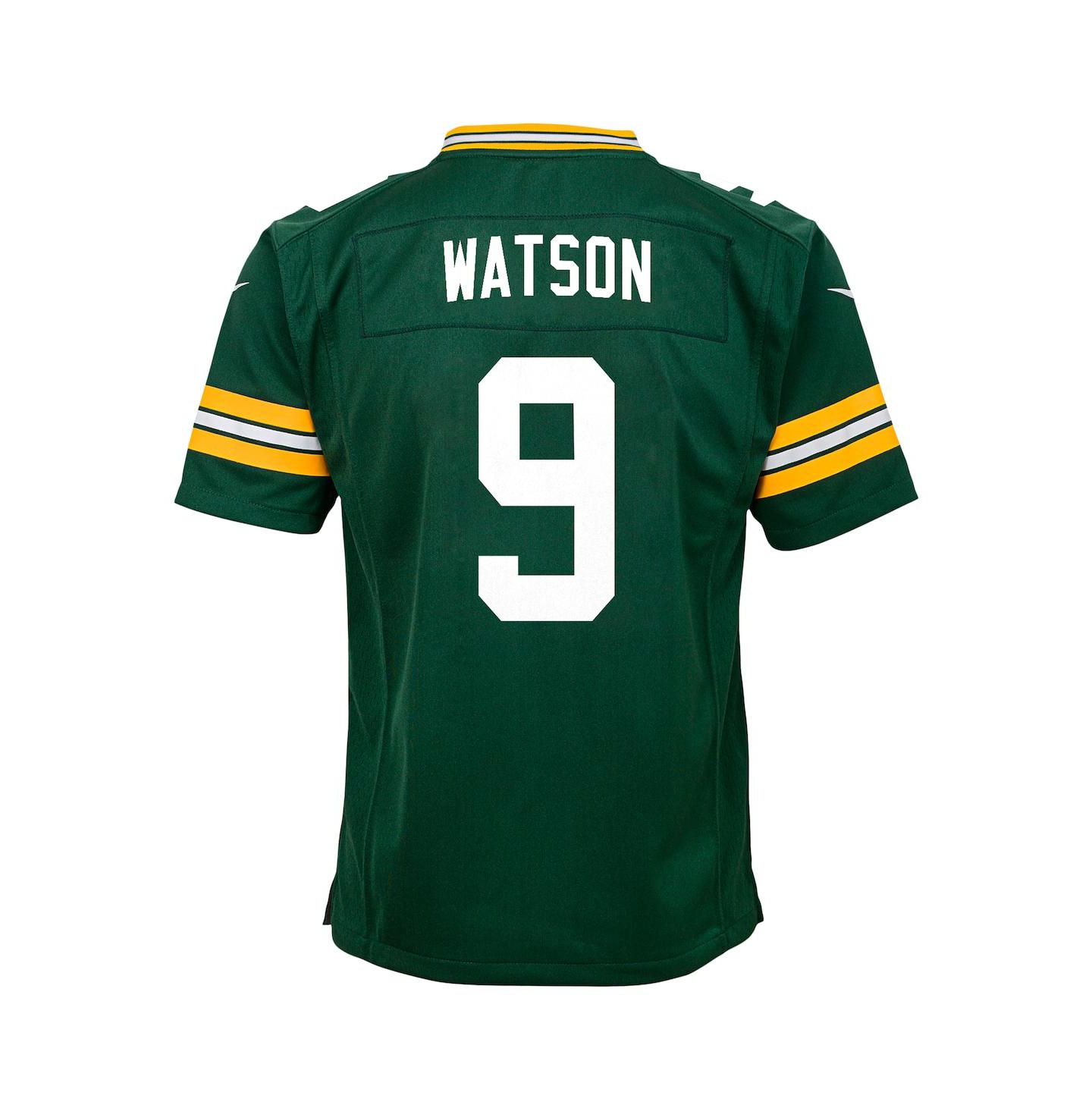 Детская игровая джерси Nike Christian Watson Green Bay Packers Team, цвет: Белый — фото 5