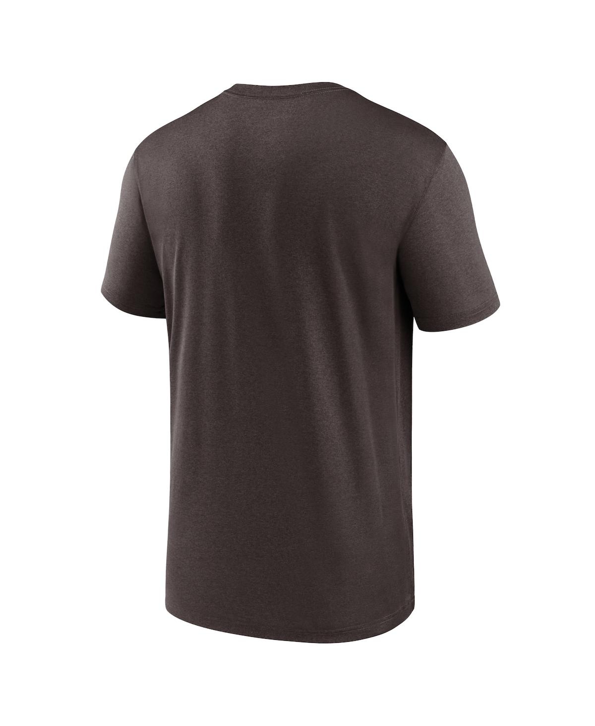 Nike Men's Cleveland Legend Logo Helmet Performance T-shirt In Orange