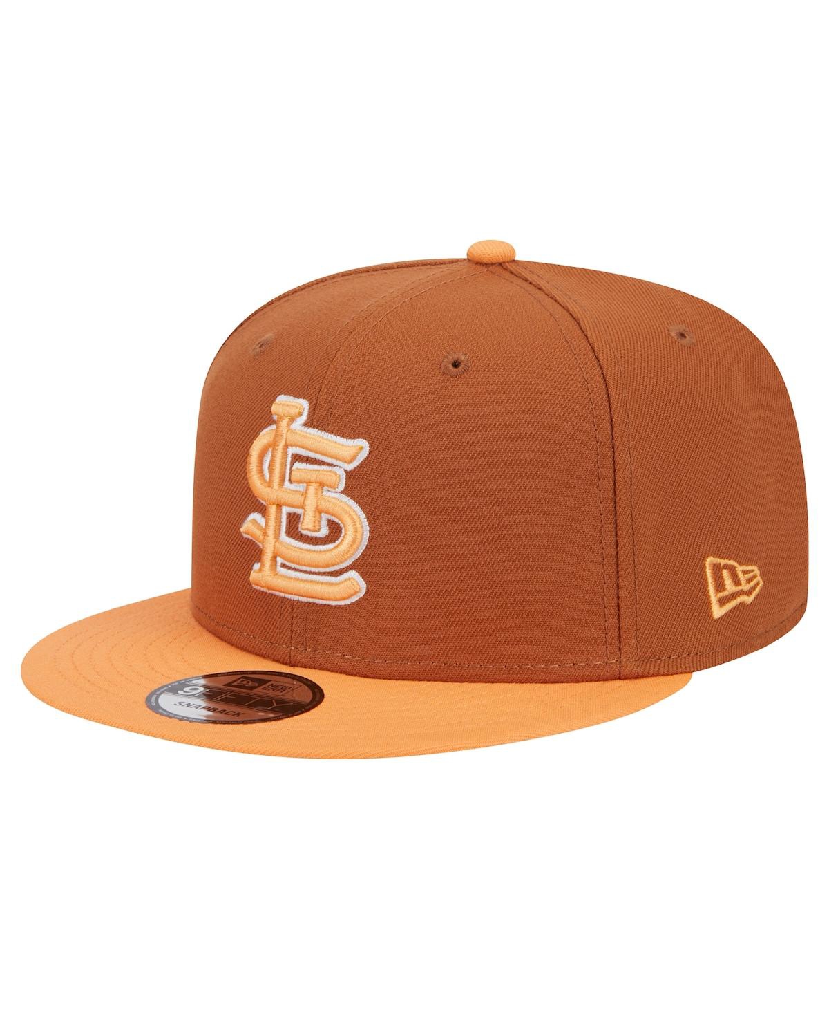 New Era Men's Brown St. Louis Cardinals Spring Color Two-tone 9fifty Snapback Hat In Brown
