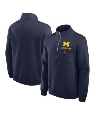 Men's Michigan Wolverines Primetime Club Half-Zip Sweatshirt