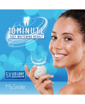 Teeth Whitening Kit with 5 LED Light, 10 Min Fast Teeth Whitener, 18% CP Teeth Whitening Gel