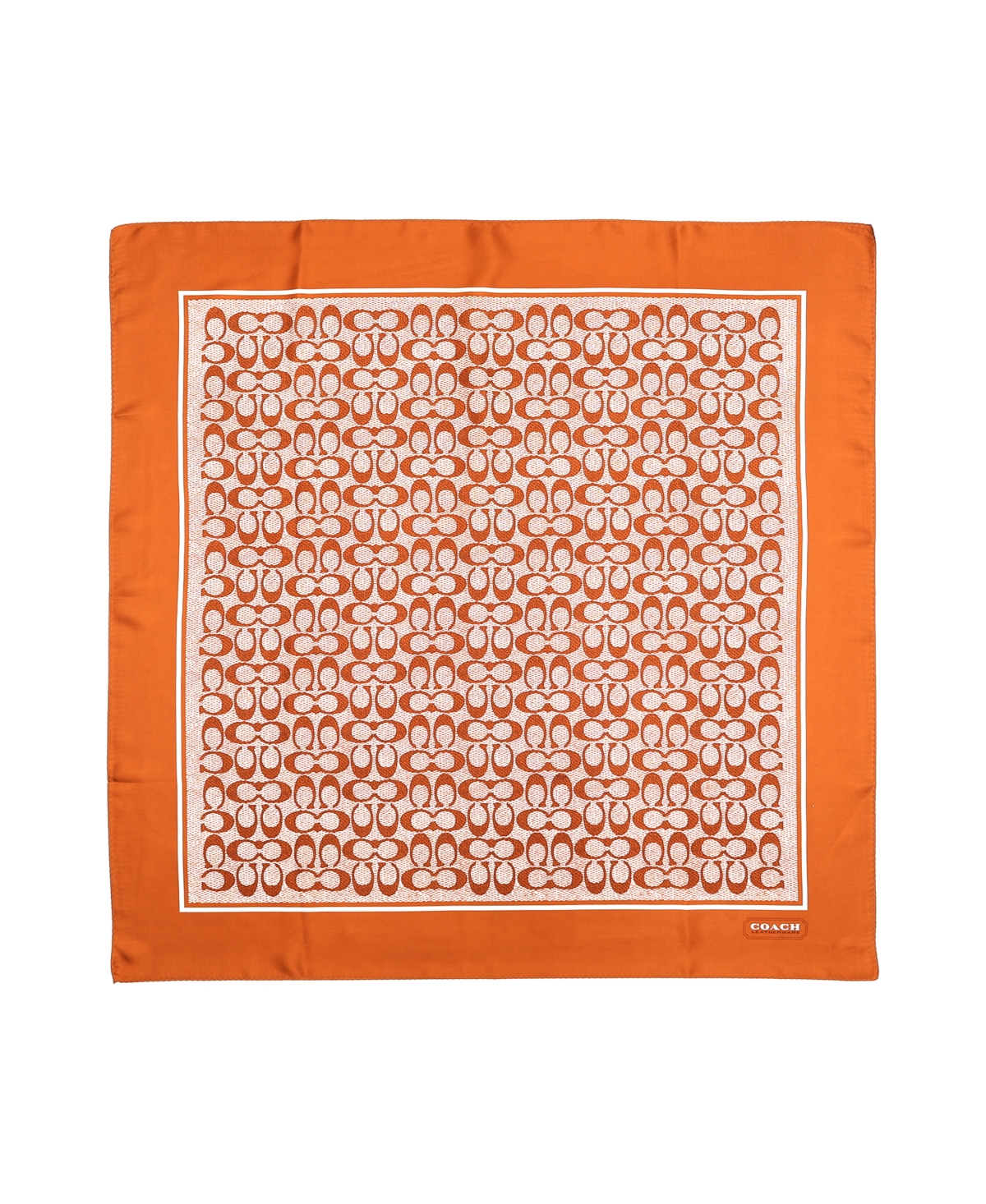 Coach Women's Vintage Signature Print Silk Square Scarf