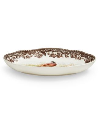 Woodland Pheasant Pickle Dish, Set of 2
