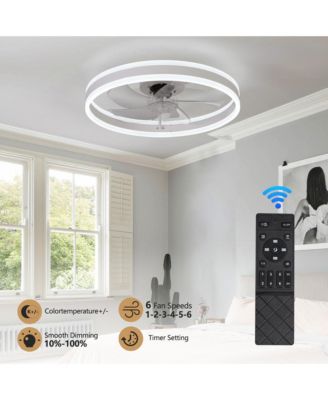 Ceiling Fan with Lights Dimmable LED