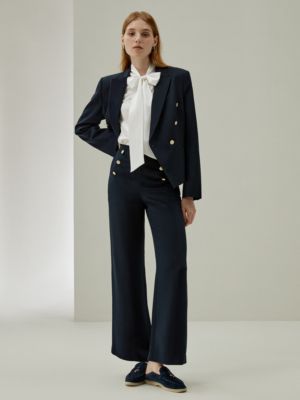 Women's Bow-tie Neck Silk Blouse