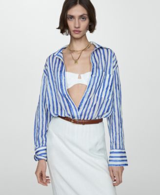 Women's Cotton Striped Shirt