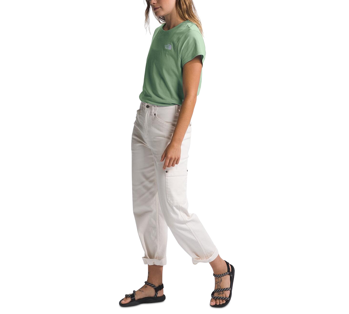 THE NORTH FACE WOMEN'S EVOLUTION CUTIE COTTON T-SHIRT 