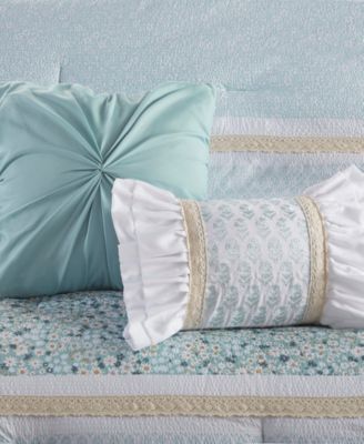 Caralie Seersucker 5-Pc. Comforter Set, King/California King