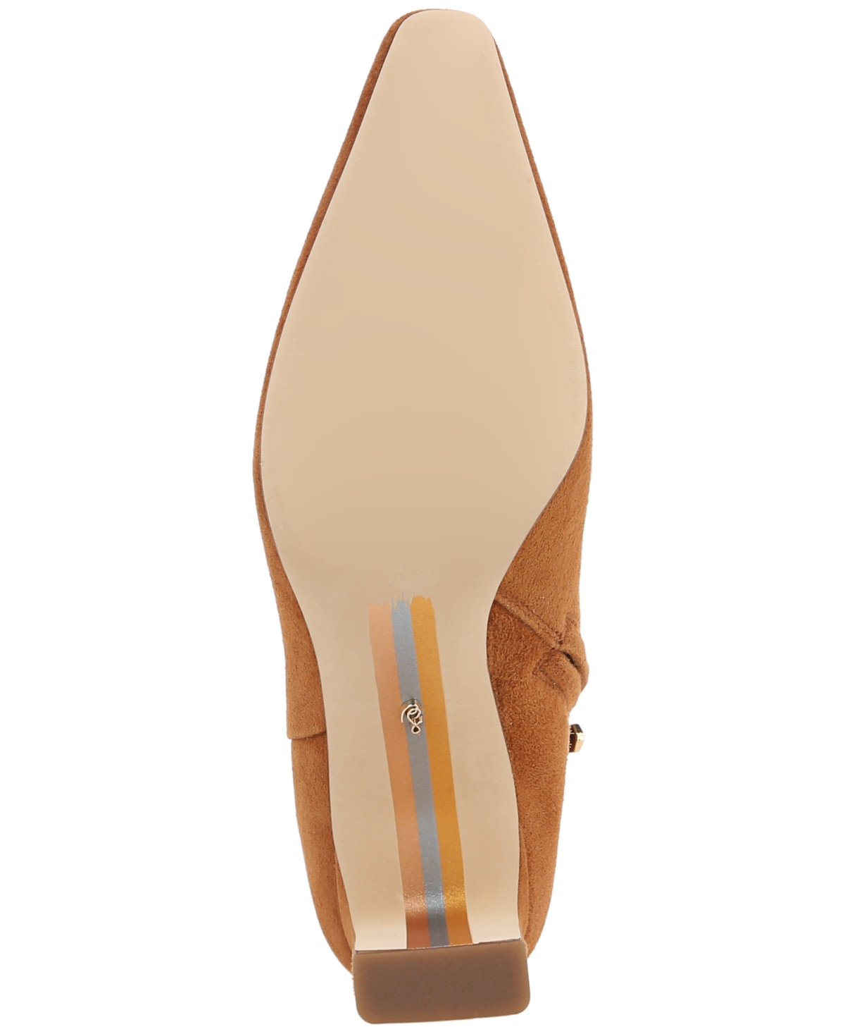 Sam Edelman Women's Saige Snip-toe Dress Booties In Frontier Brown Suede