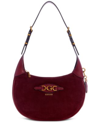 GUESS - Malva Suede Hobo Bag