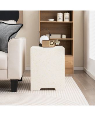 2-in-1 Gas Tank Holder Side Table with Protective Cover