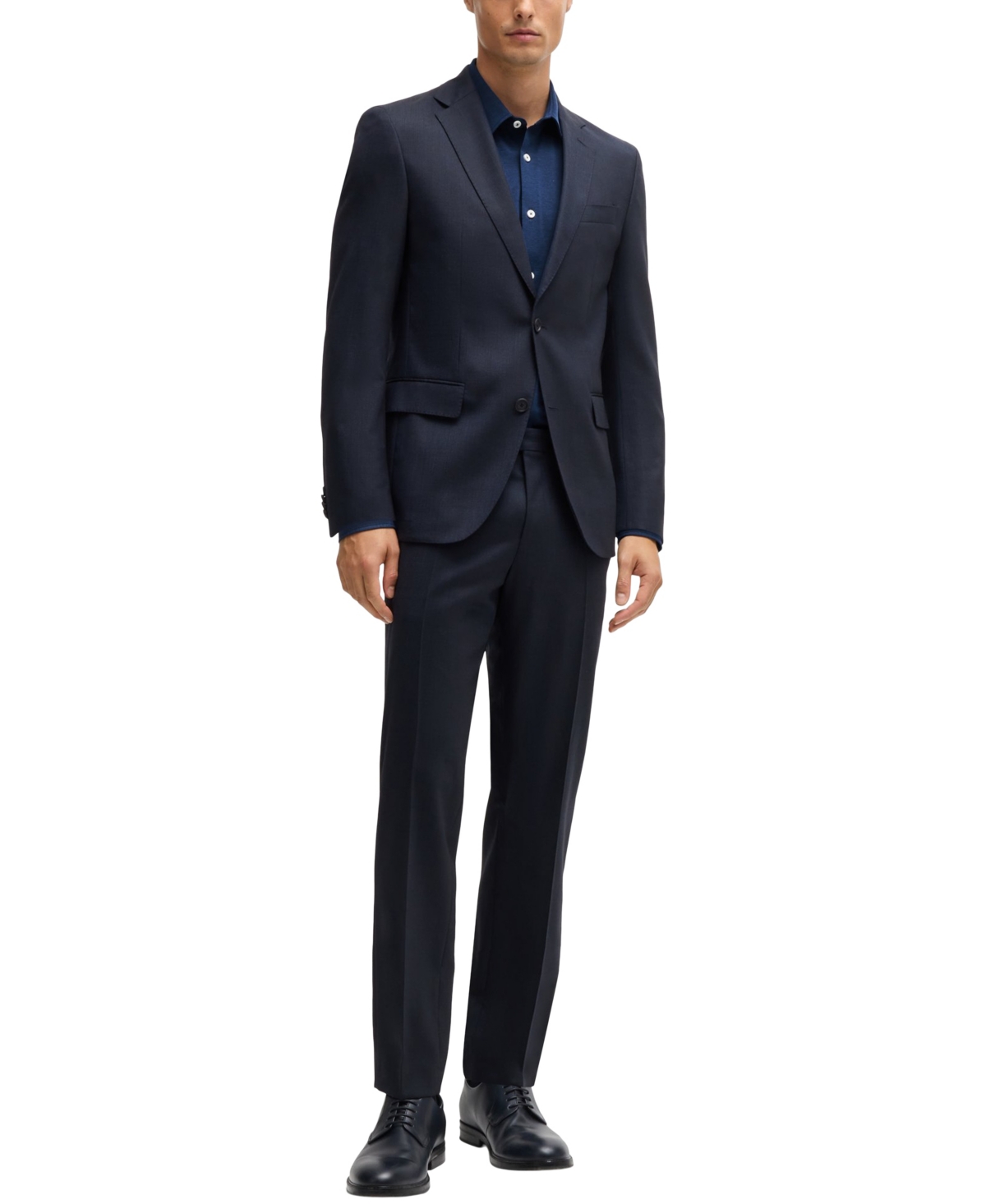 Boss by Hugo Boss Men's Melange Slim-Fit Dress Shirt