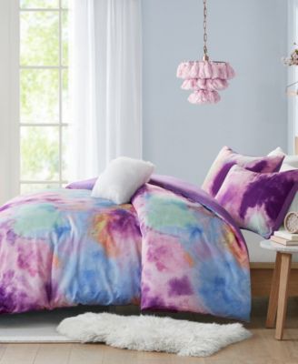 Intelligent Design Cassiopeia Watercolor Tie Dye 3-Pc. Duvet Cover Set, Twin/Twin XL