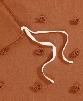 Brooklyn Jacquard Cotton 7-Pc. Duvet Cover Set, Full/Queen