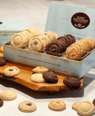 Mary Macleod's Variety Signature Cookie Tin Shortbread Cookies Gift, 48 Cookies Total