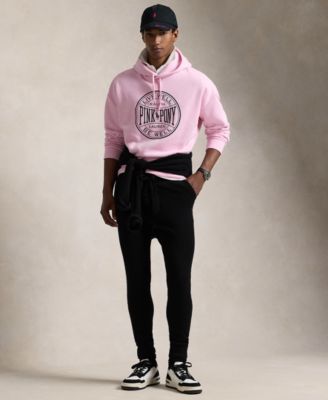Men's Pink Pony Relaxed-Fit Hoodie