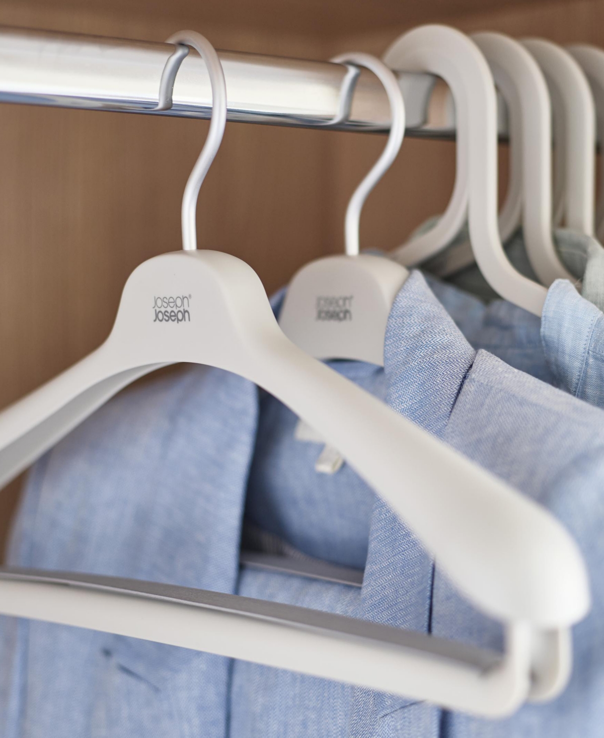 Joseph Joseph Orderly 2-pack Suit And Coat Hangers In White