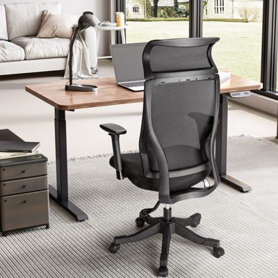 Mesh Office Chair Ergonomic Recliner Chair with 3D Adjustable Armrests & Lumbar Support