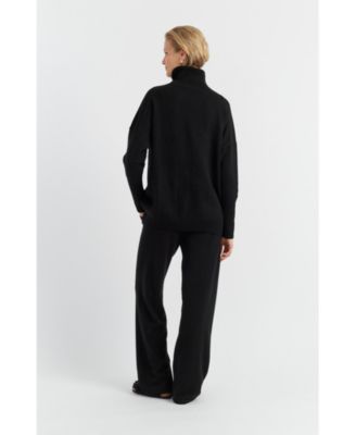 Women's Pure Cashmere Roll Neck Sweater