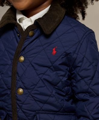 Toddler and Little Boys Hooded Barn Jacket