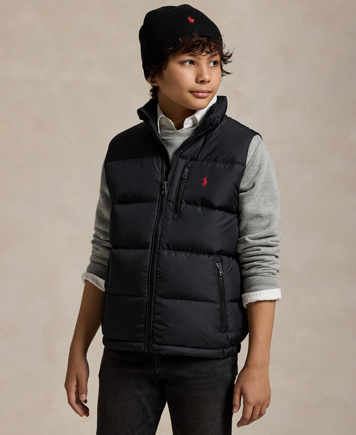 Polo Ralph Lauren Big Boys Ripstop Down Vest Jacket