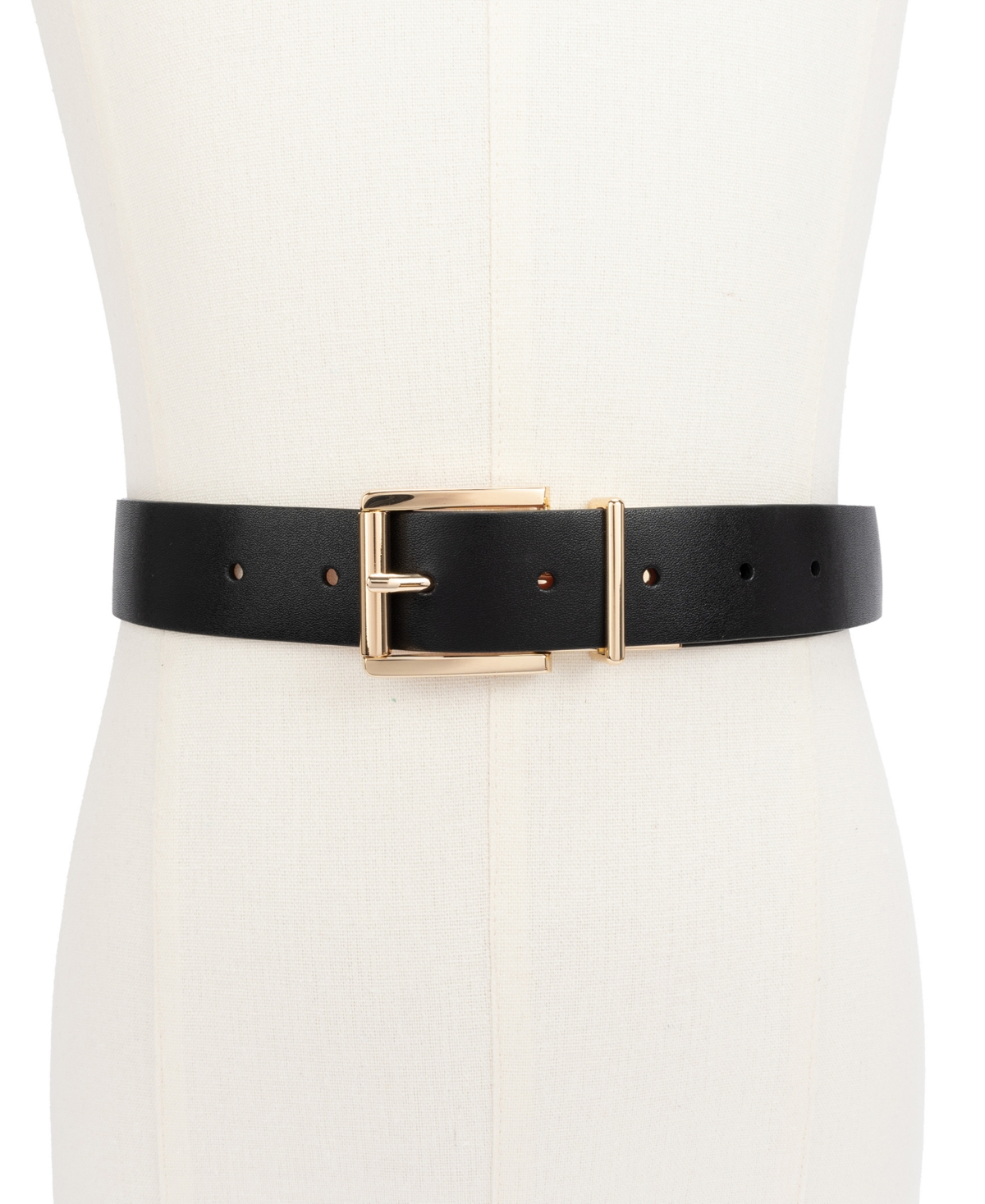 Kate Spade New York Women's 32mm Reversible Leather Belt - Black