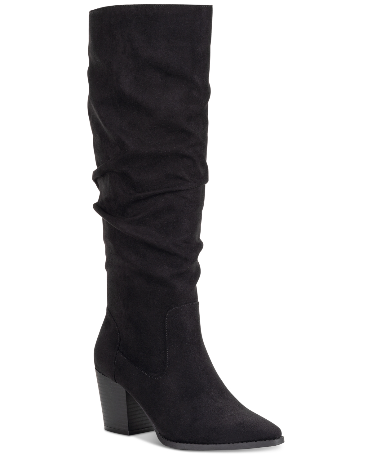 SUN + STONE WOMEN'S ELVISS SLOUCH KNEE HIGH DRESS BOOTS, CREATED FOR MACY'S 