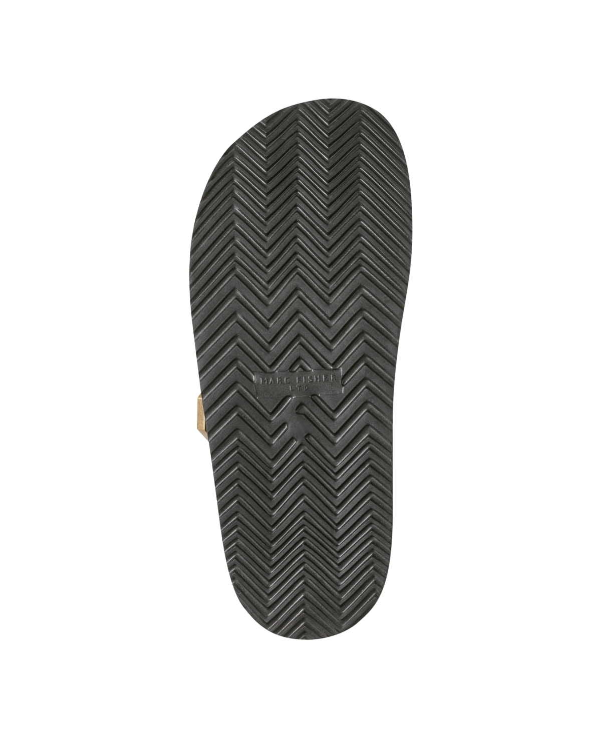 Marc Fisher Ltd Amirra Platform Slide Sandal In Black Leather