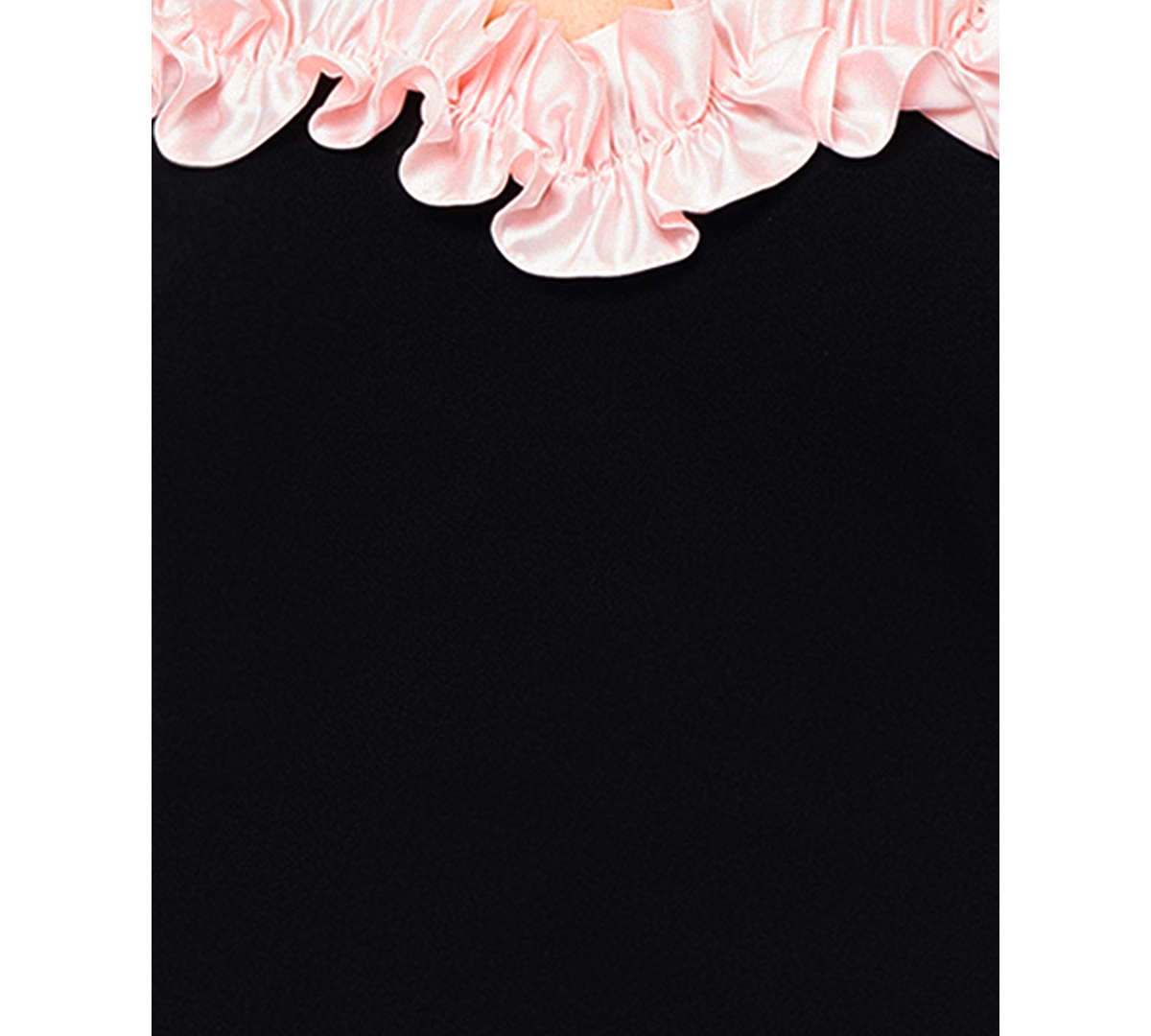 Blondie Nites Juniors' Ruffle-Trim Off-The-Shoulder Mini Dress -pink