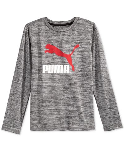 Puma Boys' Big Cat Long Sleeve T-Shirt