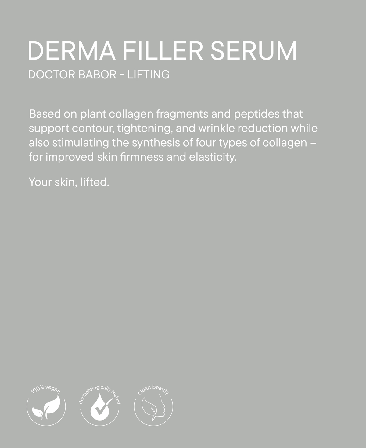 Babor Derma Filler Serum, 1 oz