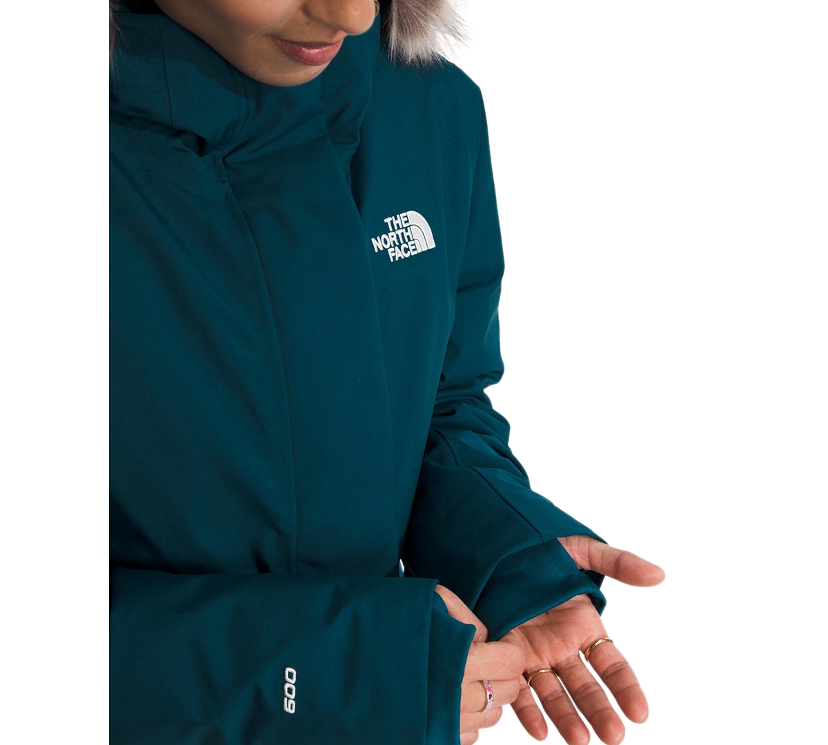 THE NORTH FACE WOMEN'S ARCTIC HOODED FAUX-FUR-TRIM PARKA 