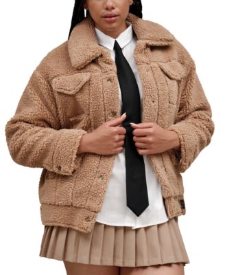 UGG Women's Frankie Sherpa Fleece Trucker Jacket