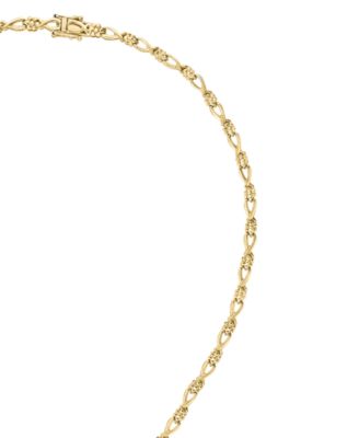 EFFY&reg; Sapphire (4-3/8 ct. t.w.) and Diamond (1-2/3 ct. t.w.) Necklace in 14k White Gold, Created for Macy's (Also Available in Emerald)