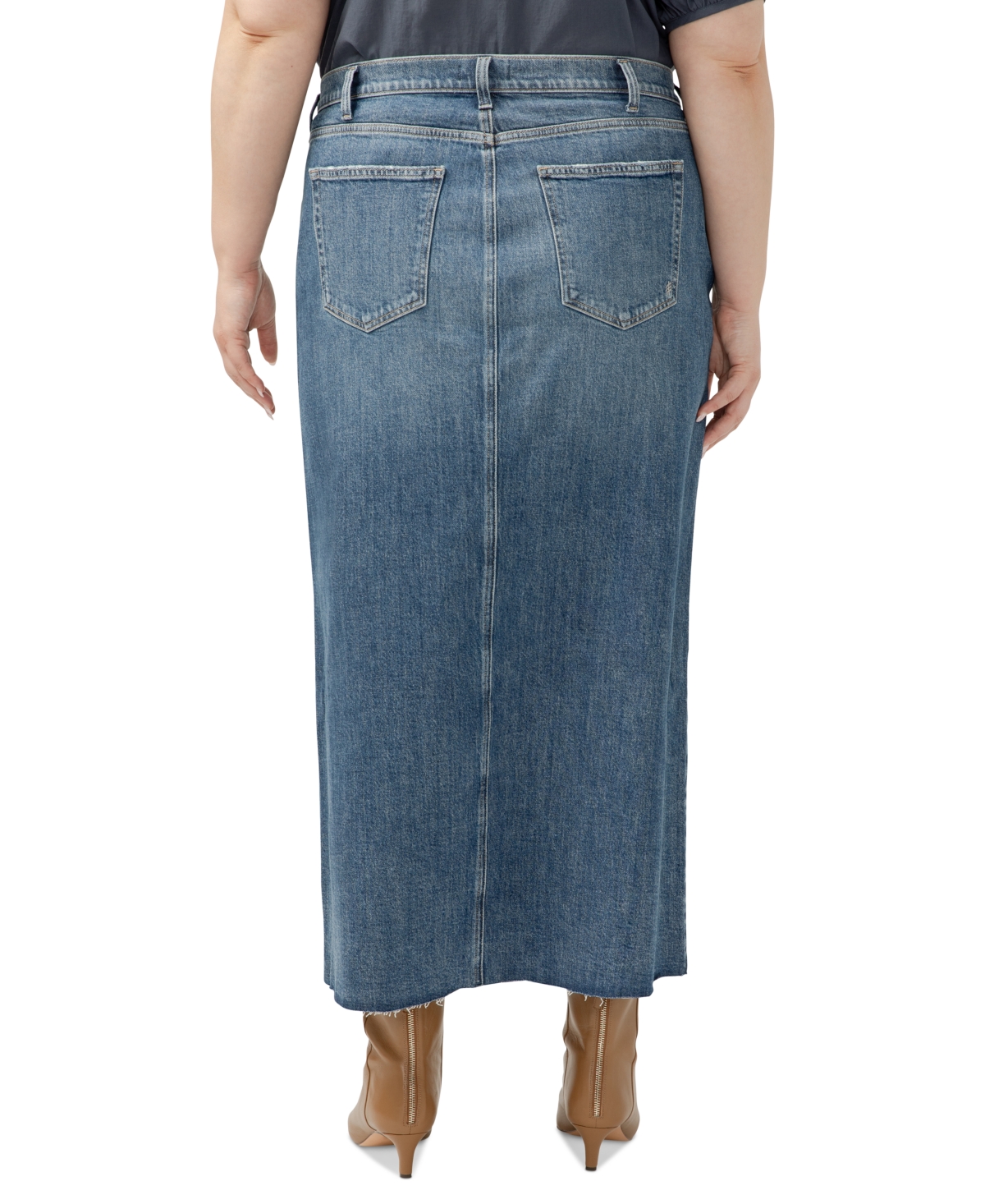 Silver Jeans Co. Plus Size Denim Skirt