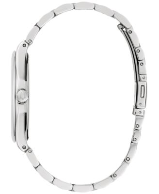 Men's Diamond Accent Stainless Steel Bracelet Watch 41mm