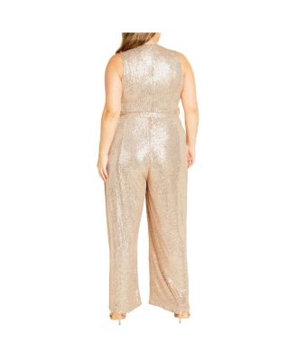 Plus Size Dazzling Wide leg Jumpsuit