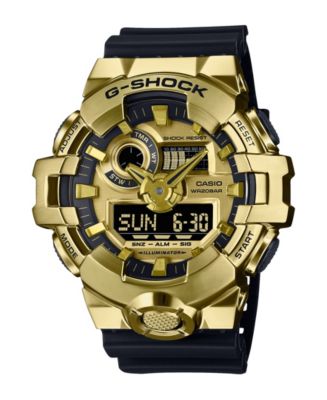 G-Shock Men's Japanese Quartz Black Resin Watch, 53.4mm, GM700G-9A