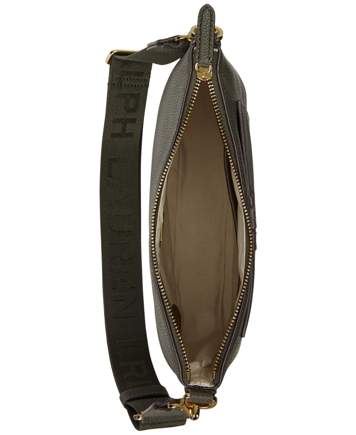 Lauren Ralph Lauren Cameryn Pebbled Leather Crossbody