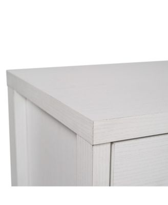 Samson Three-Drawer Engineered Wood Buffet Sideboard Cabinet With Three Tempered Glass Cabinet Doors For Dining Room/Kitchen