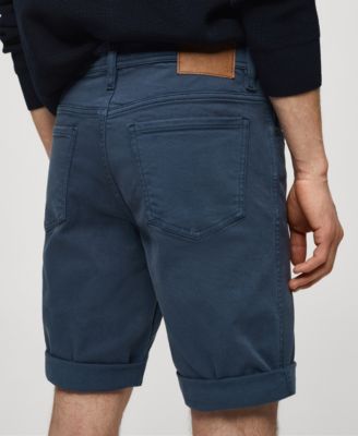 Men's Denim Bermuda Shorts
