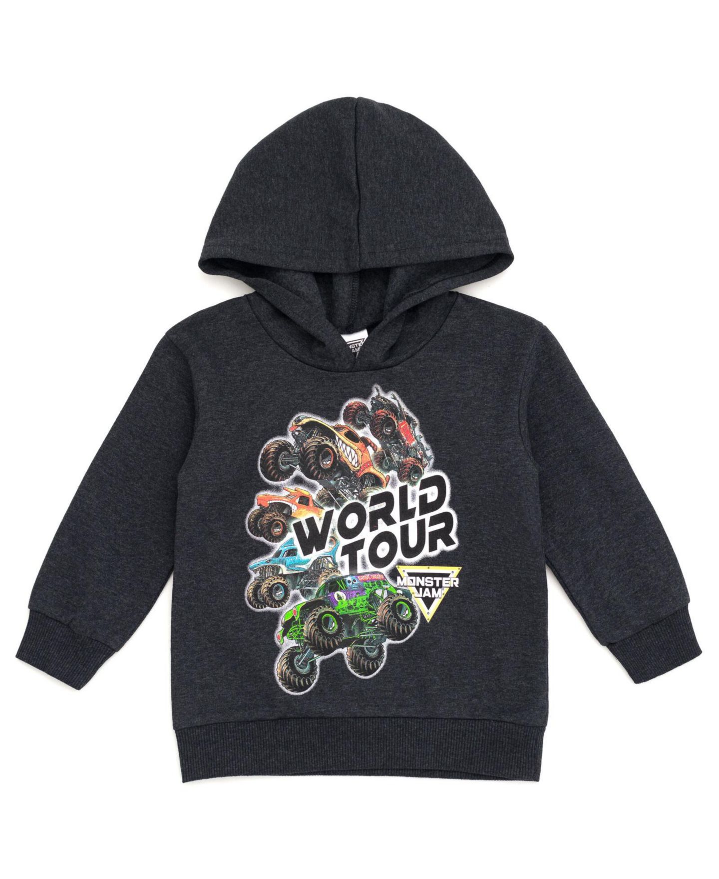 Комплект Monster Jam Fleece 2-Piece Hoodie and Pants Set для мальчиков-малышей, цвет: Угольный меланжевый — фото 2
