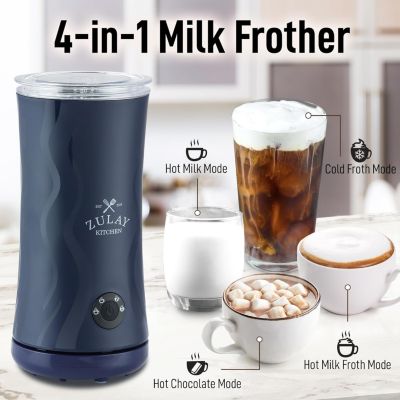 Automatic Hot and Cold Foam Maker 4-in-1 Milk Frother and Steamer