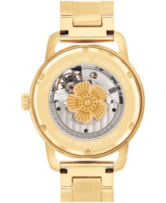 Women's Cruiser Automatic Gold-Tone Stainless Steel Bracelet Watch 37mm