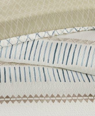 Fraser Seersucker 5-Pc. Comforter Set, King/California King