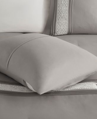 Lacey Lace Trim Microfiber 7-Pc. Comforter Set, King